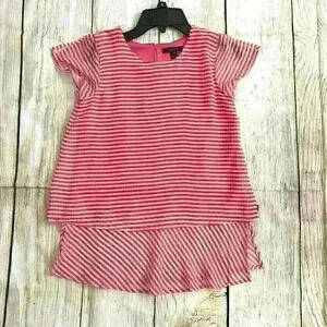 Girls Pre-Owned Sheer Náutica Dressy  Top Shirt Blouse 10-12